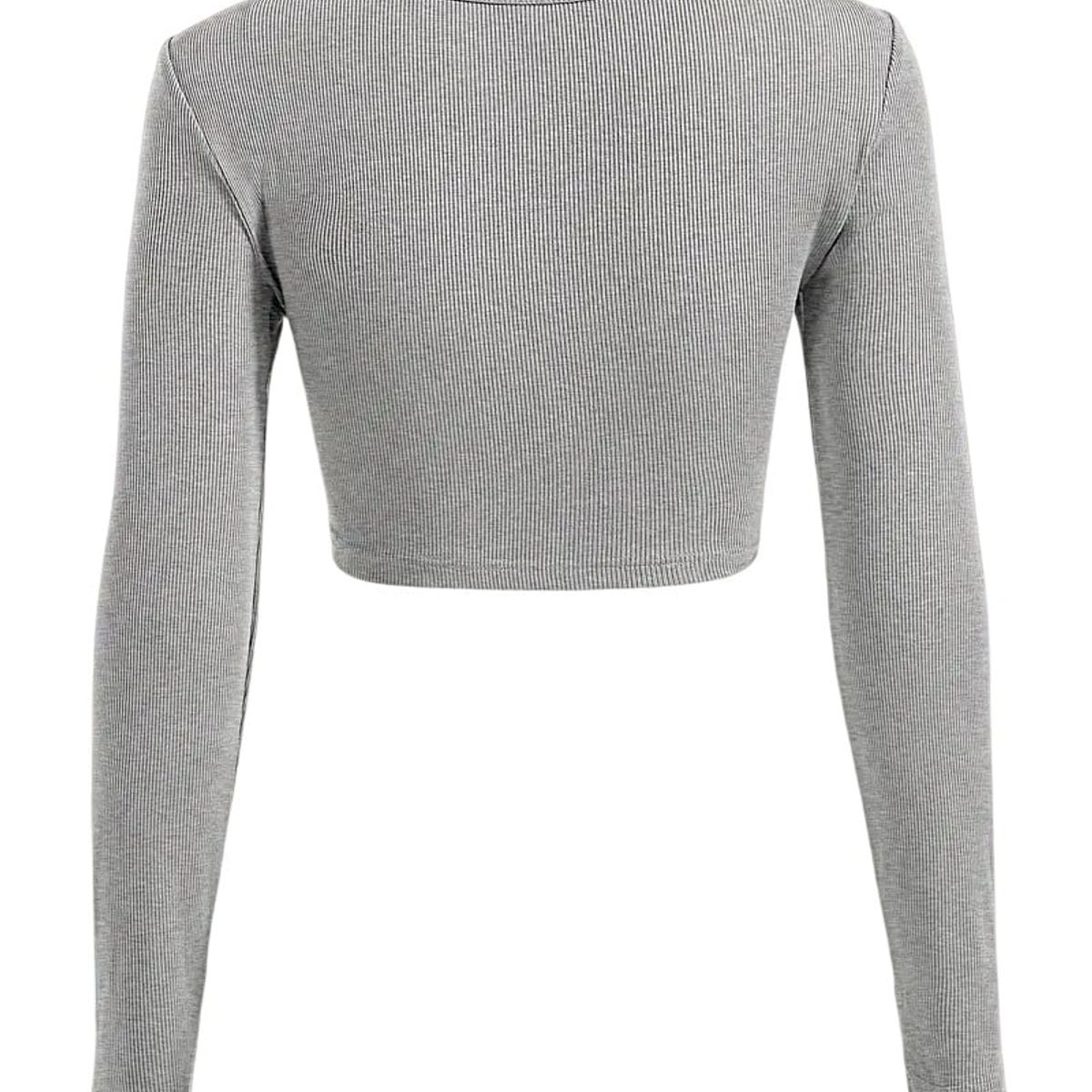 GARSIL - Crop Top Corto Para Mujer De Manga Larga - Polera Corta