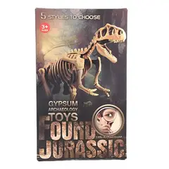 GENERICO - Jurásico Animal Dinosaurio Esqueleto Fósil Set De 5 Pcs
