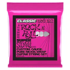 ERNIE BALL - Cuerdas Super Slinky Rock n Roll Pure Nickel Wrap 9-42