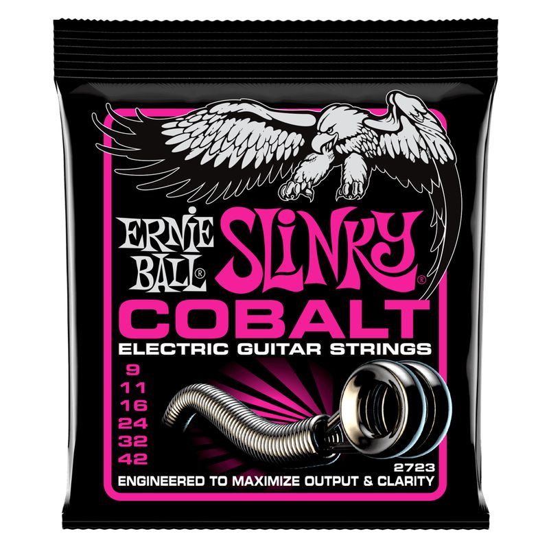 ERNIE BALL - Cuerdas Super Slinky Cobalt 9-42