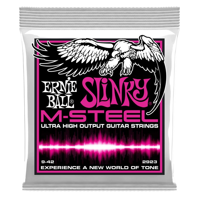 ERNIE BALL - Cuerdas Super Slinky M-Steel 9-42