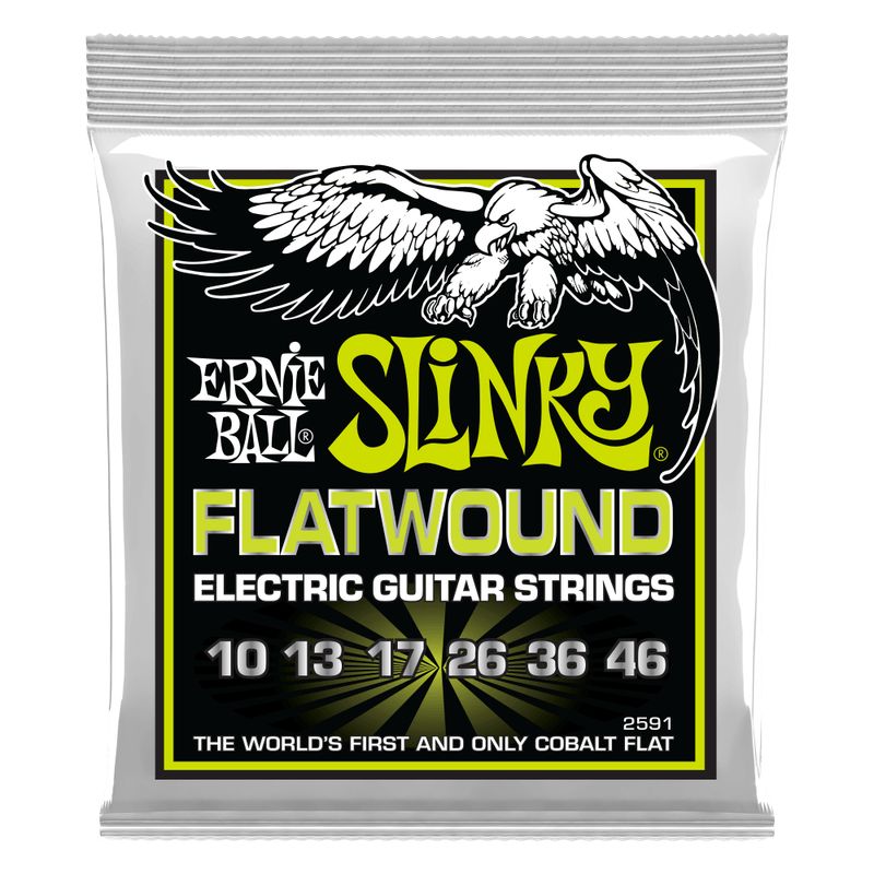ERNIE BALL - Cuerdas Regular Slinky Flatwound 10-46