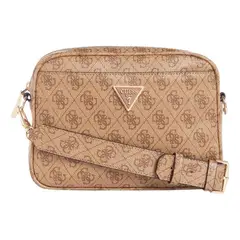 GUESS - Cartera Mujer Meridian Camera Bag Café