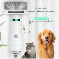 GENERICO - Cepillo saca pelos secador para perros y gatos portatil