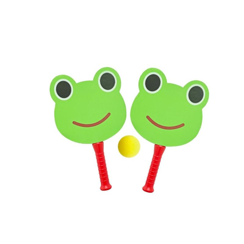 GENERICO - JUEGO DE PALETAS DE TENIS DISEÑO DE RANA