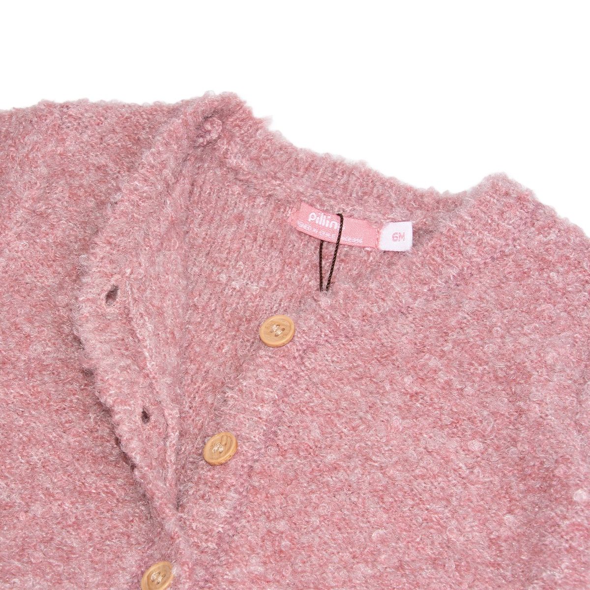 PILLIN - Chaleco Bebe Rosado Oscuro Pillin (PVB908-25RSO )