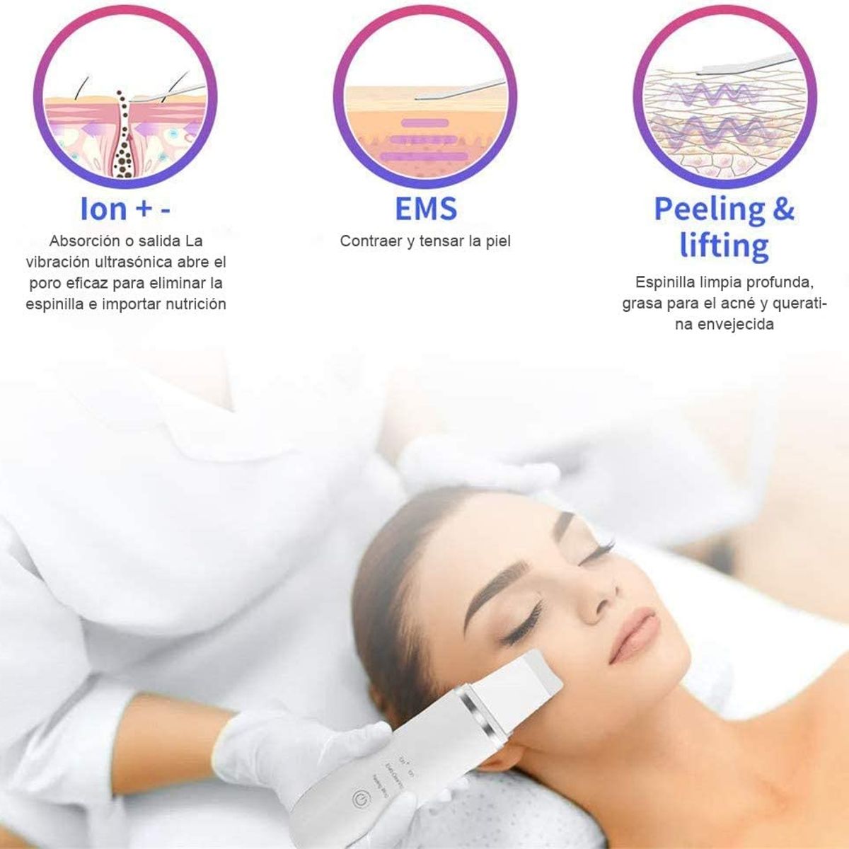 PUREPOWER - Limpiador de poros facial - Blanco.