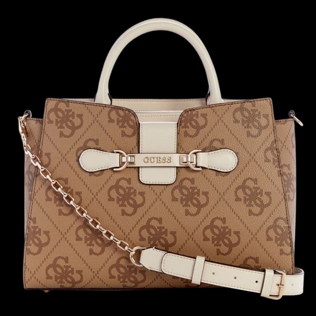 GUESS - Cartera Mujer Guess Nolana Girlfriend Satchel / Café