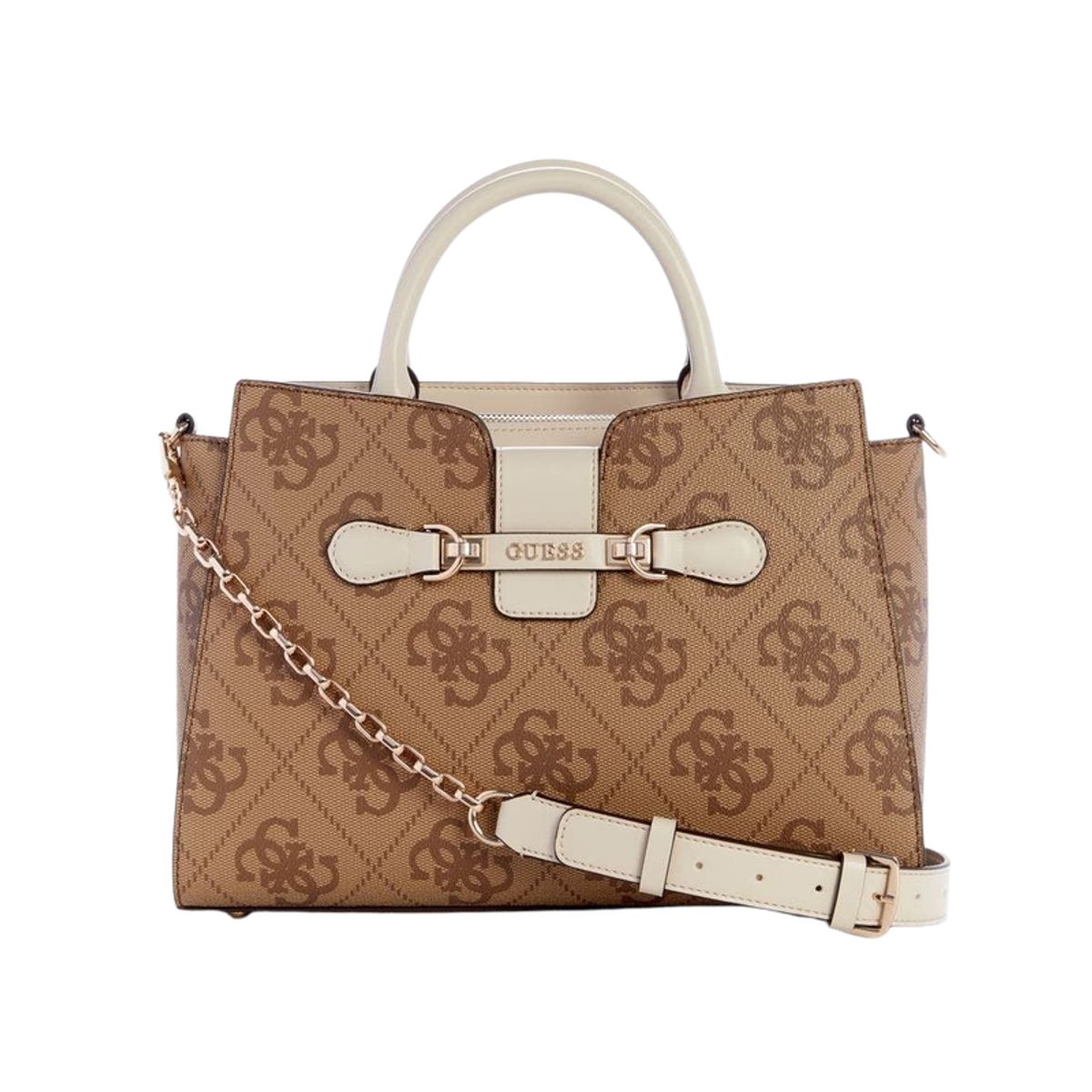 GUESS - Cartera Mujer Guess Nolana Girlfriend Satchel / Café