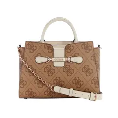 GUESS - Cartera Mujer Nolana Girlfriend Satchel / Café