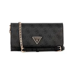 GUESS - Cartera Mujer Noelle Xbody Flap Organizer Carbón