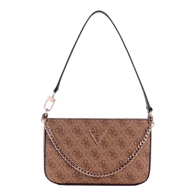 GUESS - Cartera Mujer Guess Noelle Mini Top Zip Shoulder Café
