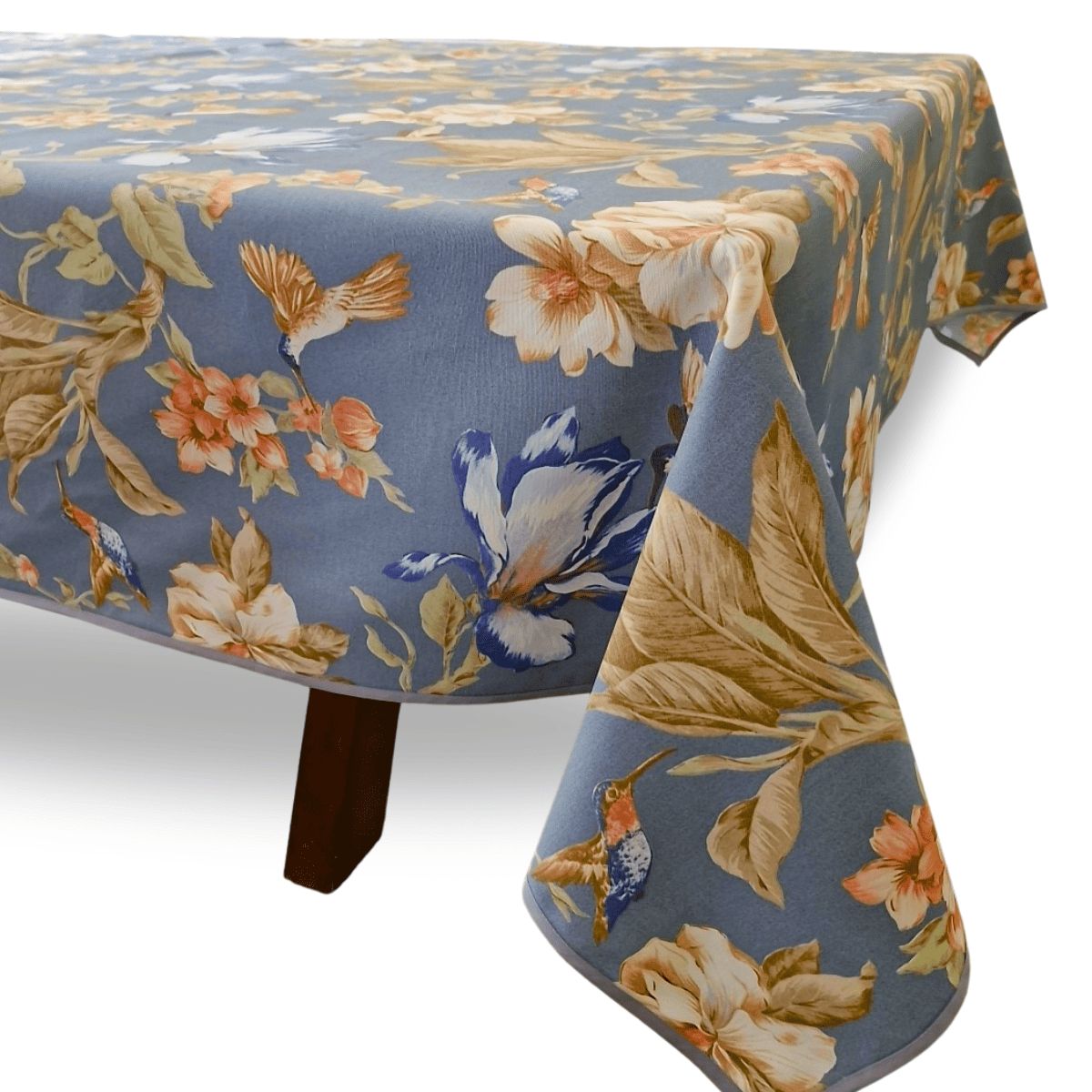 GENERICO - Mantel Repelente Picaflor Azul150X250 cm Rectangular Impermeable