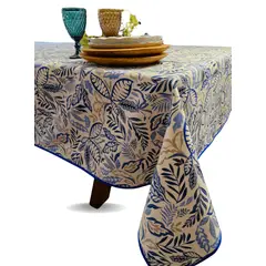 GENERICO - Mantel Hojas 150X250 cm Rectangular Impermeable