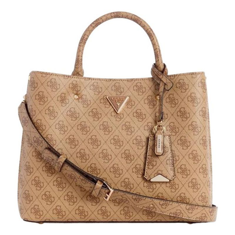 GUESS - Cartera Mujer Guess Meridian Girlfriend Satchel Café