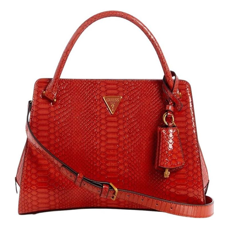 GUESS - Cartera Mujer Guess Annita Girlfriend Satchel Gin Naranja