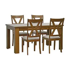 MSA MUEBLES SANTA ANA - Juego Comedor Victoria 4 Sillas Morelos
