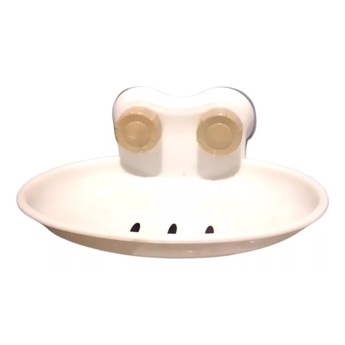 GENERICO - Jabonera Baño Doble Con Drenaje Porta Jabon Adhesivo Ducha