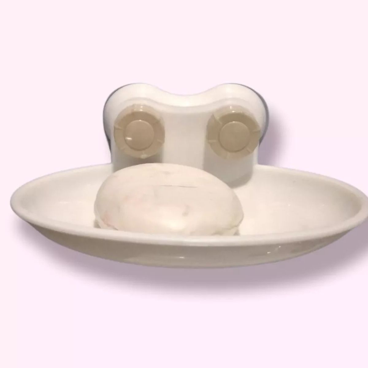 GENERICO - Jabonera Baño Doble Con Drenaje Porta Jabon Adhesivo Ducha