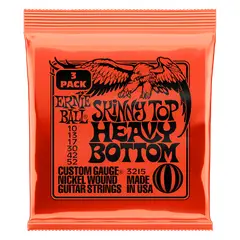 ERNIE BALL - 3 Pack Cuerdas Skinny Top Heavy Bottom Slinky 10-52