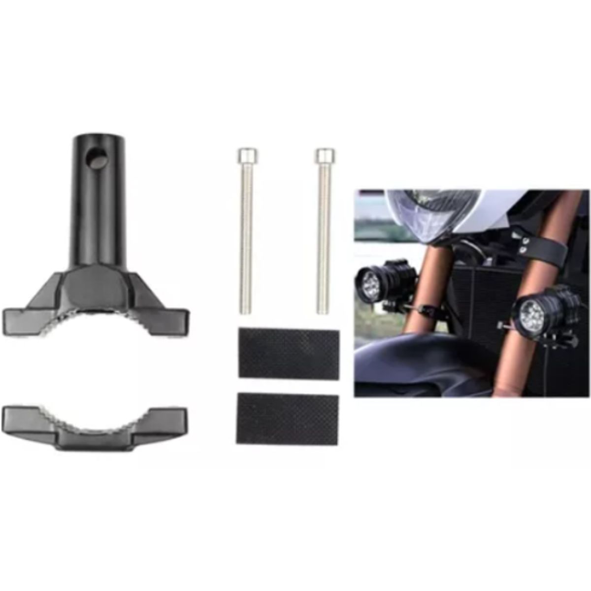 GENERICO - Soporte Neblinero Motos - Scooter Para Horquilla