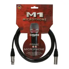 KLOTZ - Cable de micrófono M1K1FM0500 - color negro - 5 metros