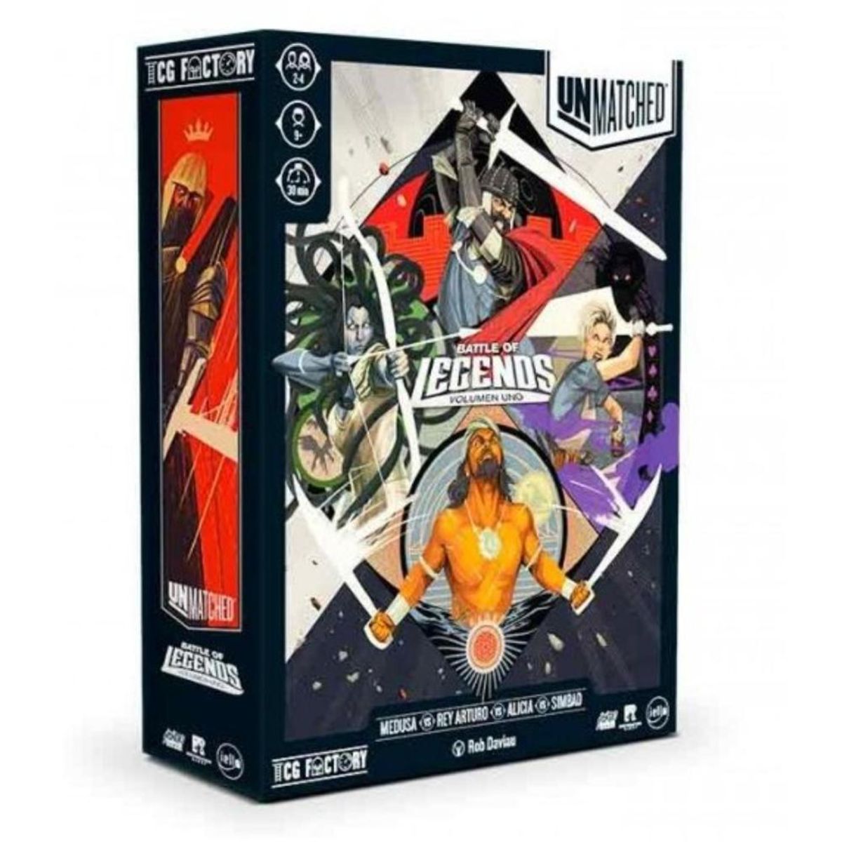 MASQUEOCA - Unmatched Battle Of Legends Volumen 1 - Blanco