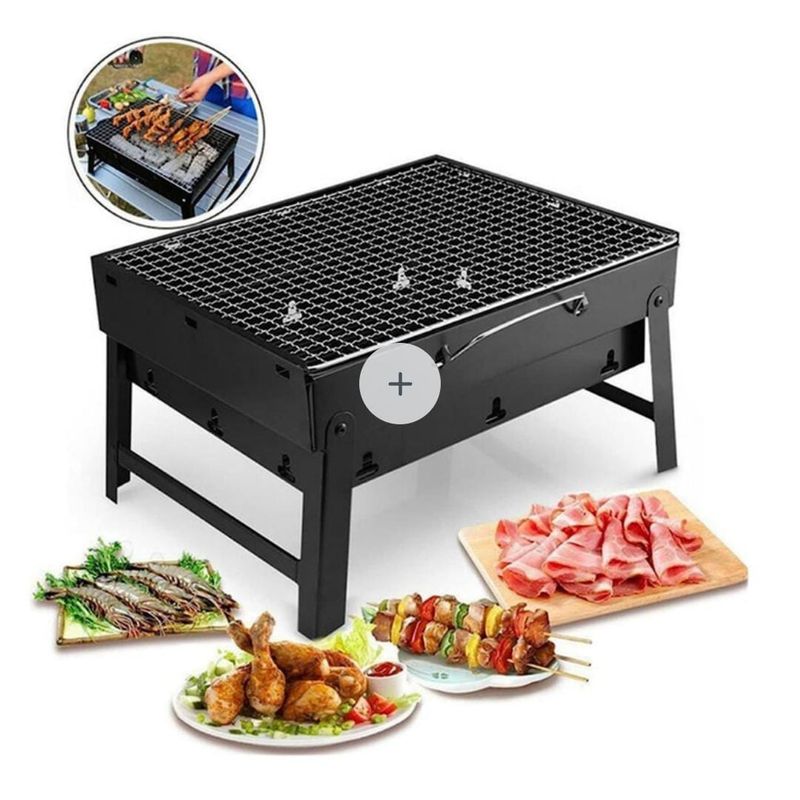 GENERICO - Mini parrillera plegable portátil de carbon