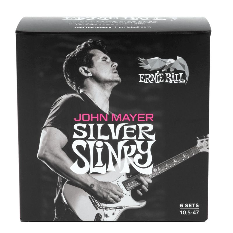 ERNIE BALL - John Mayer Silver Slinky 6-Pack 10.5 - 47