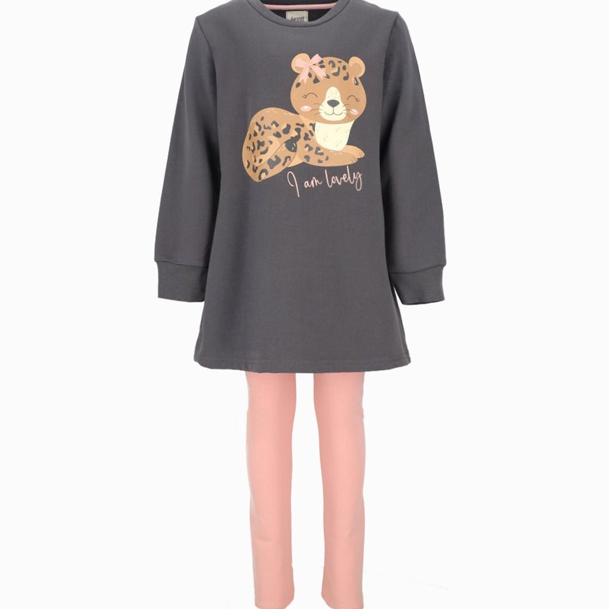 4KIDS - Conjunto niña con diseño blanco 4 Kids