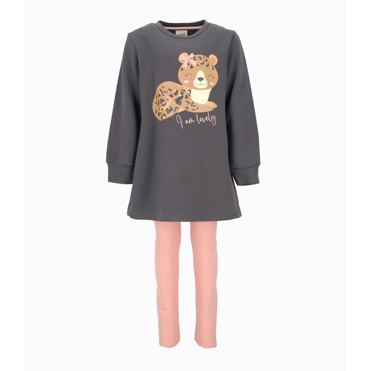 4KIDS - Conjunto niña con diseño blanco 4 Kids