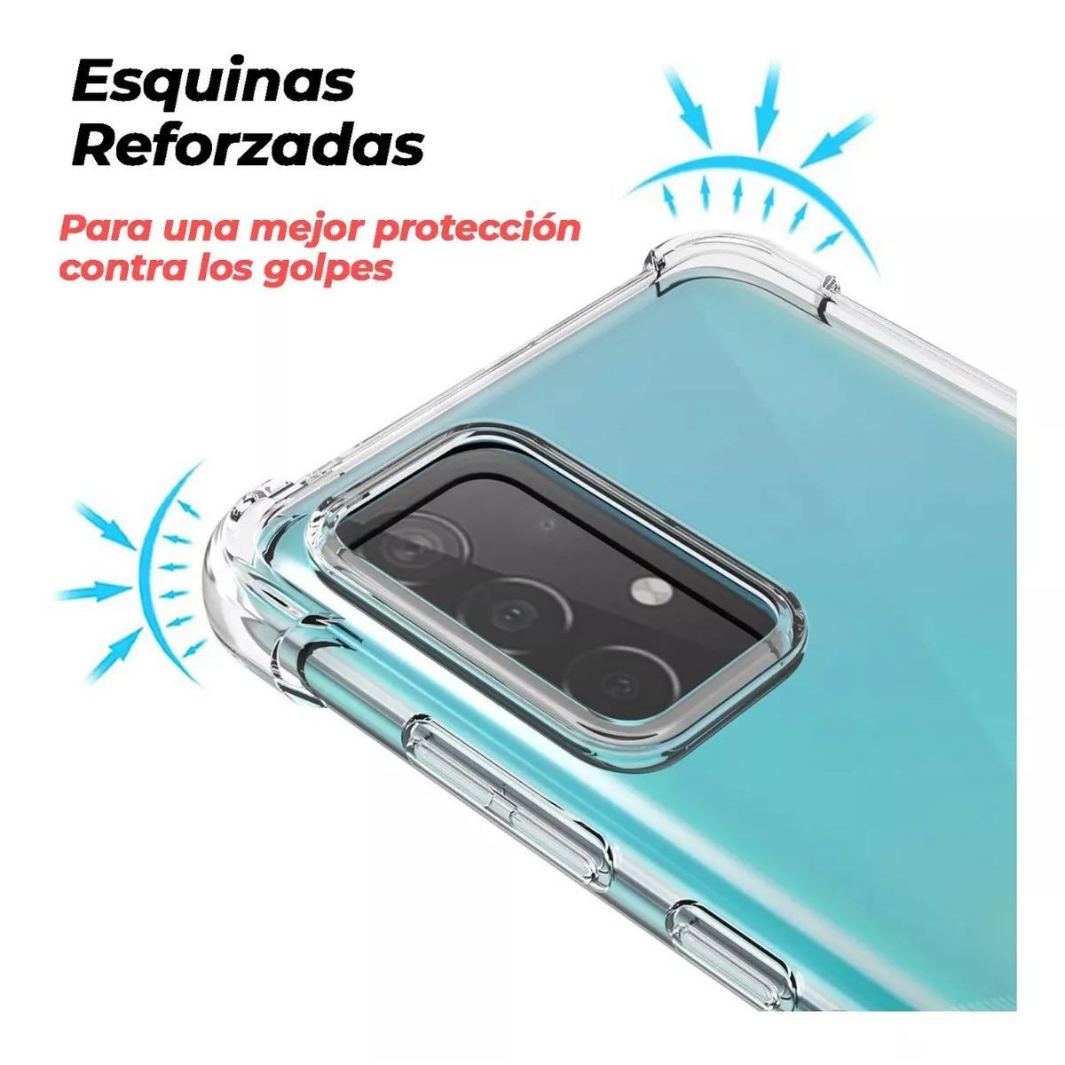GENERICO - Carcasa Para Samsung A52s Antigolpes Transparente Reforzada