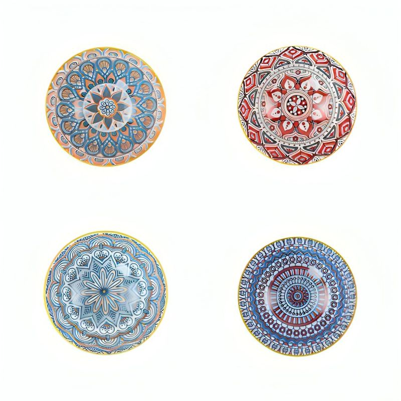 GENERICO - Set 4 Bolws coloridos Bohemio