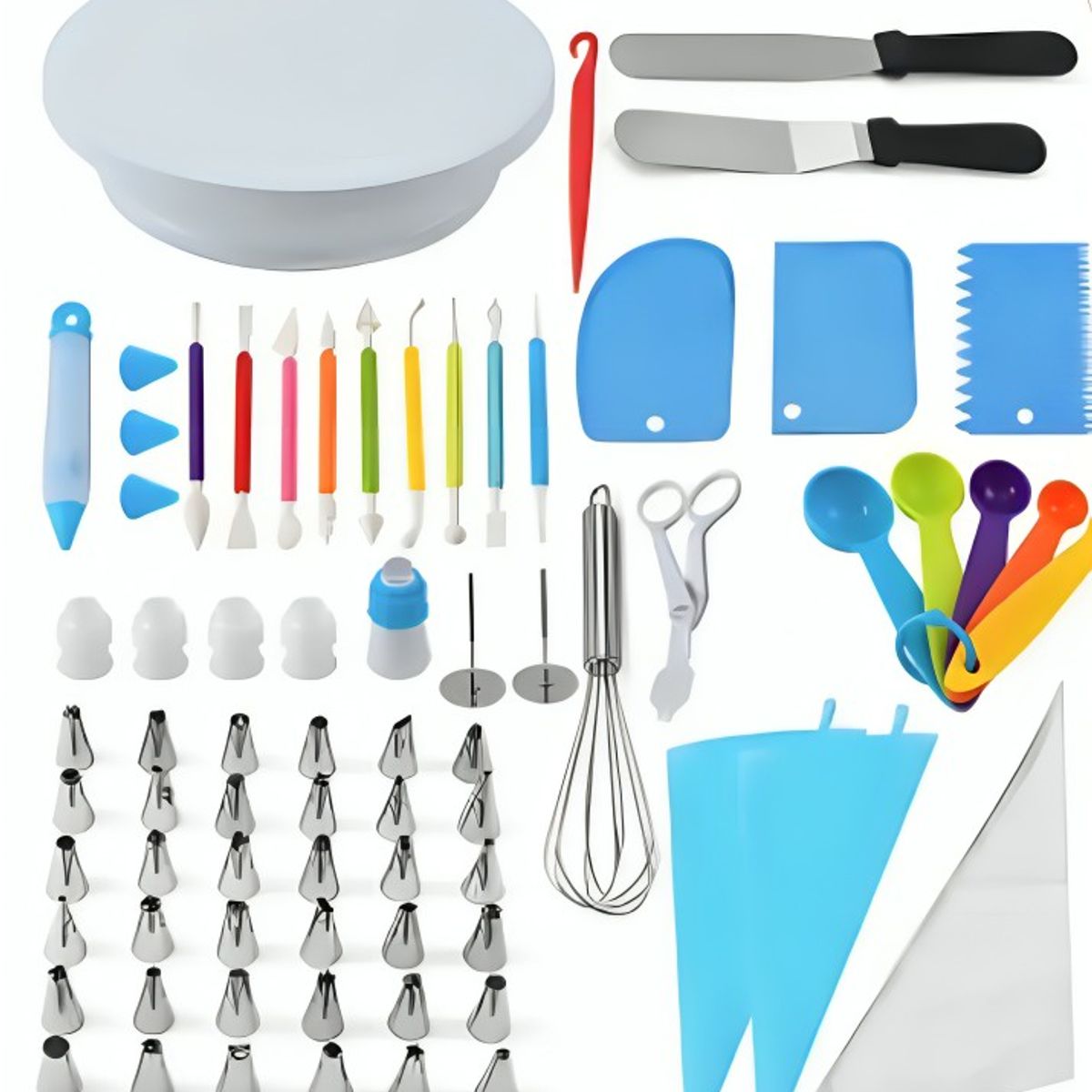 GENERICO - KIT 66 PIEZAS DE REPOSTERIA DECORACION DE TORTA