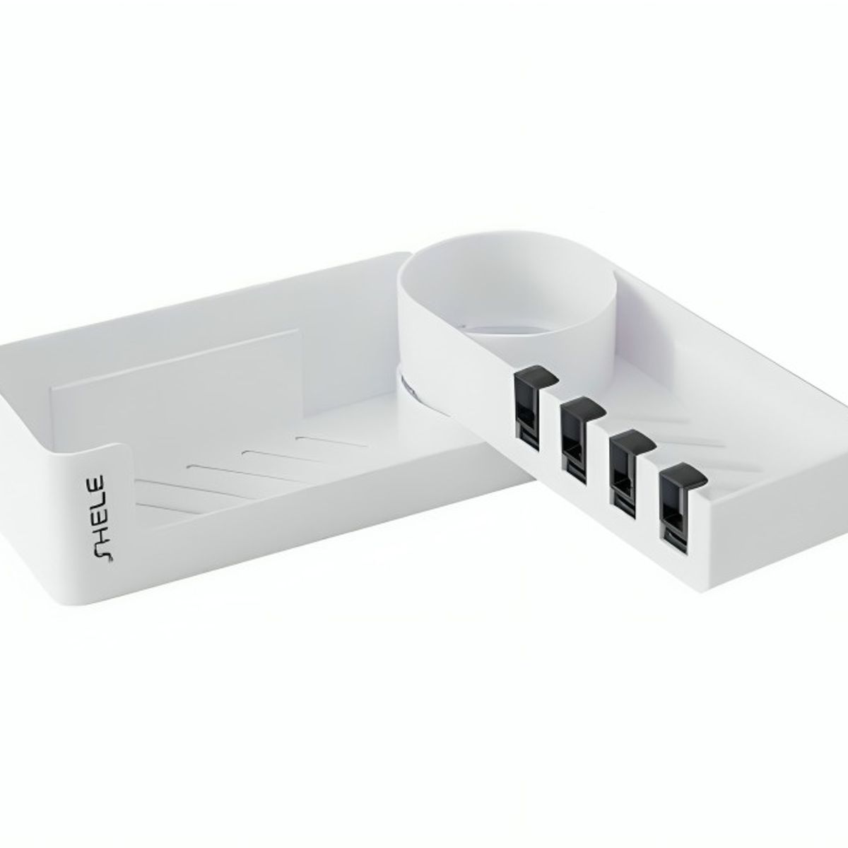 GENERICO - Estantes Ducha De Esquina Giratorios Para Montar En La Pared