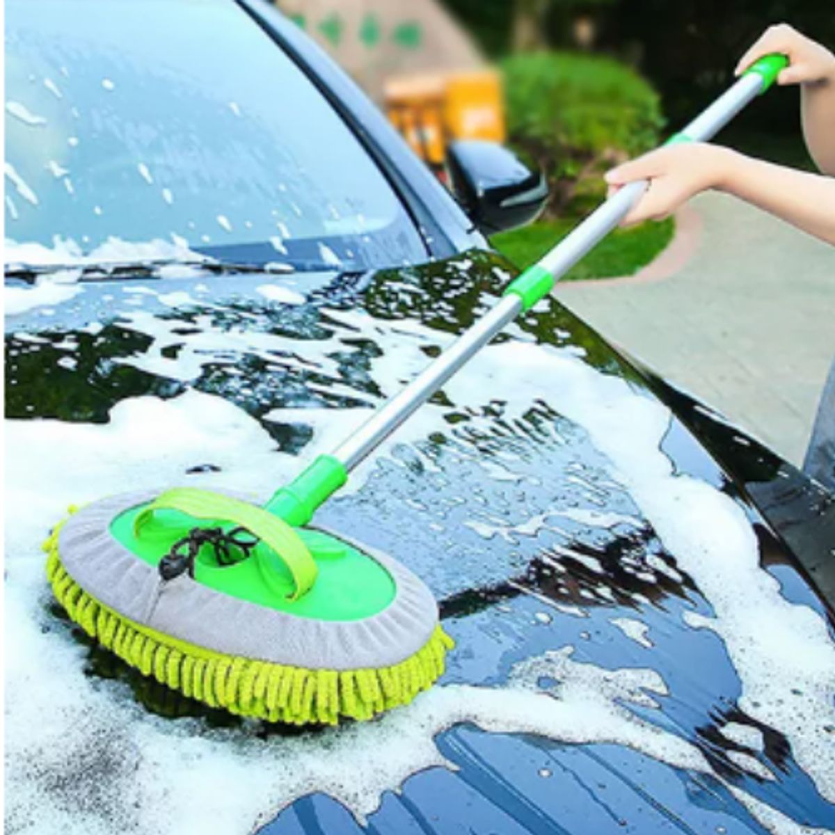GENERICO - Cepillo Para Lavar Autos Mopa Limpiar El Cabello Suave