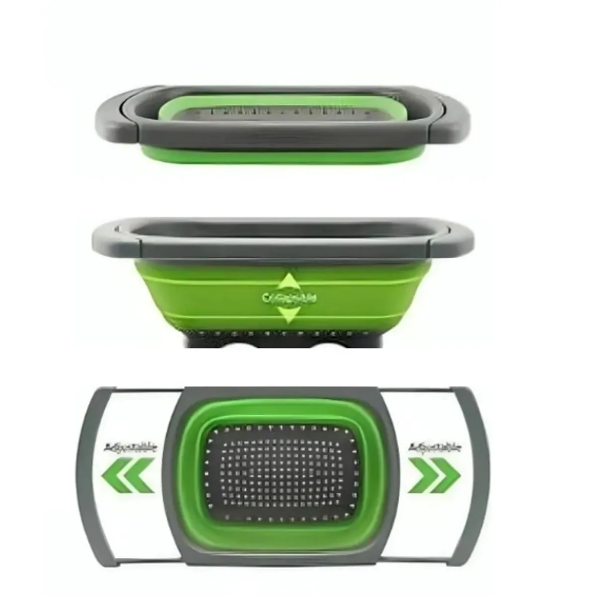 GENERICO - Cestas de lavado flexibles y plegables con tapon
