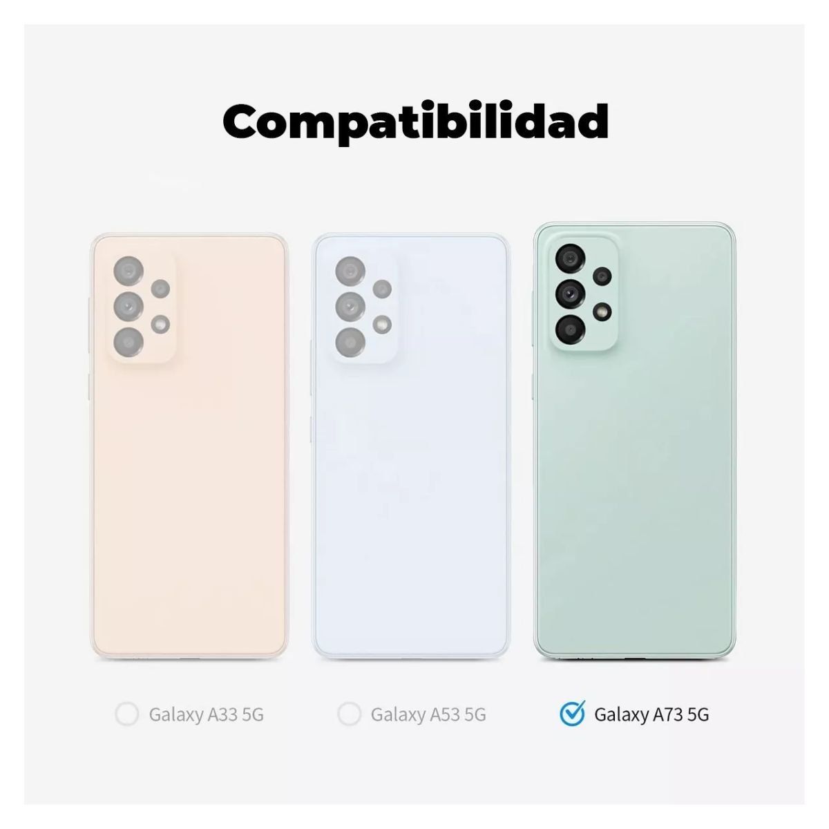 GENERICO - Carcasa Para Samsung A73 5g Antigolpe Transparente Reforzada