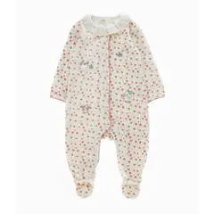 4KIDS - Enterito recién nacida floreado blanco 4 Kids