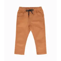 BLACK AND BLUE - Pantalón bebés básico camel