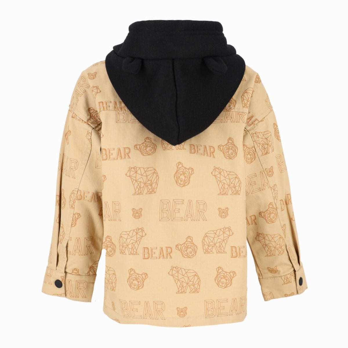 BLACK AND BLUE - Camisa bebés con gorro beige Black and Blue