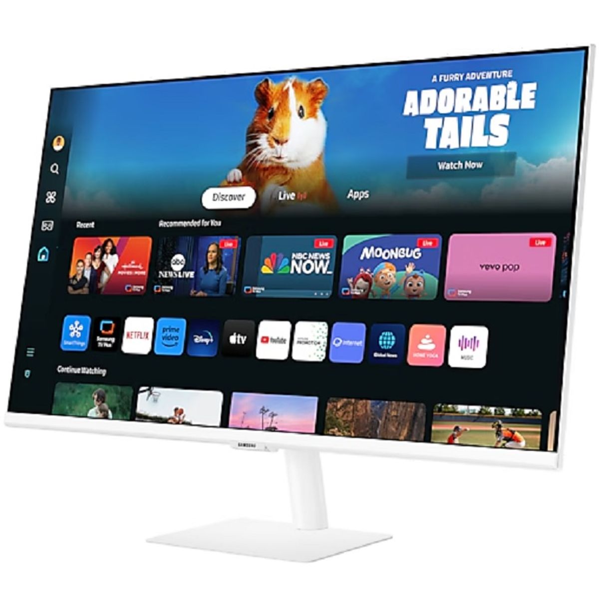 SAMSUNG - Monitor Smart Samsung M50D M5 27" FHD HDMI,USB,Wi-Fi Plano