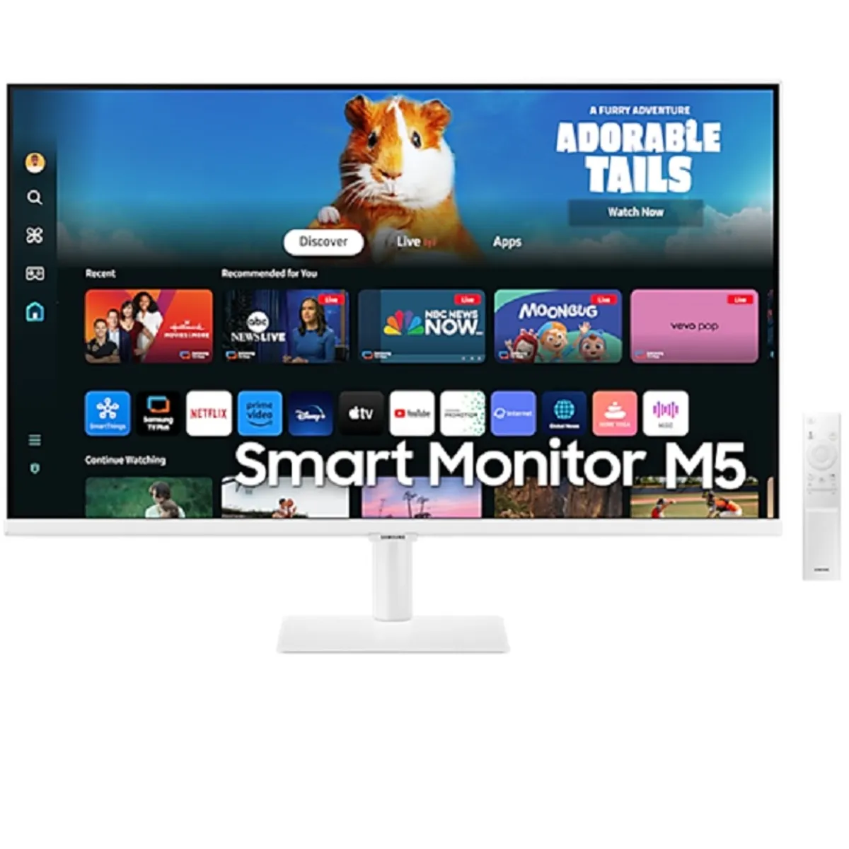 SAMSUNG - Monitor Smart Samsung M50D M5 32" FullHD HDMI,USB,Wi-Fi Plano