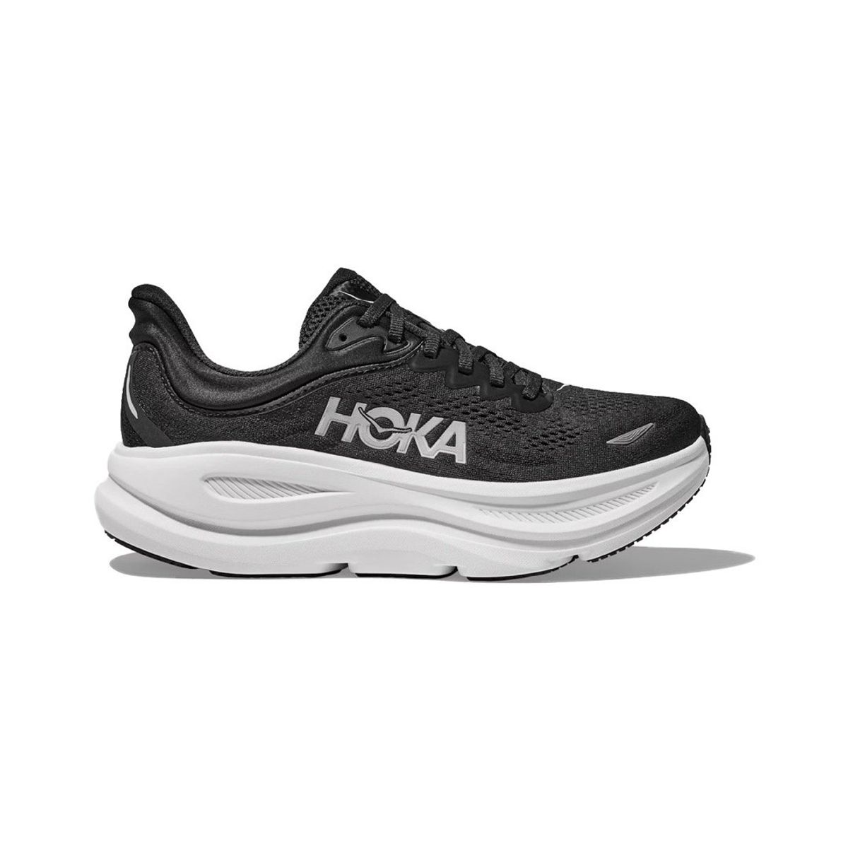 HOKA - Zapatillas Mujer Running Hoka Bondi 9 Black/White