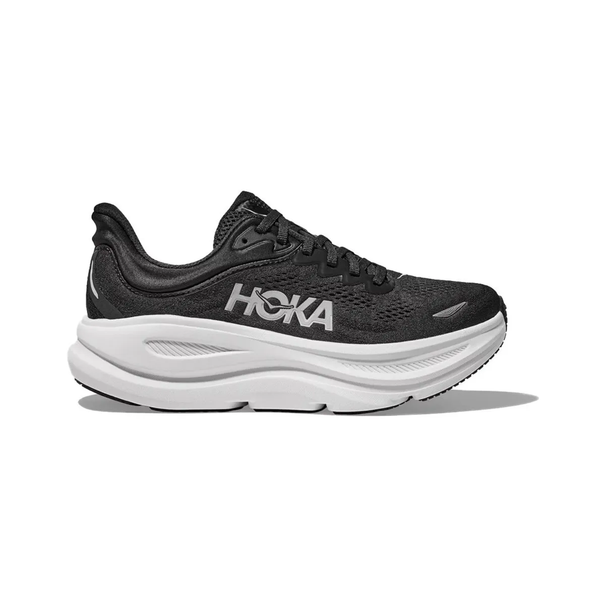 HOKA - Zapatillas Mujer Running Hoka Bondi 9 Black/White