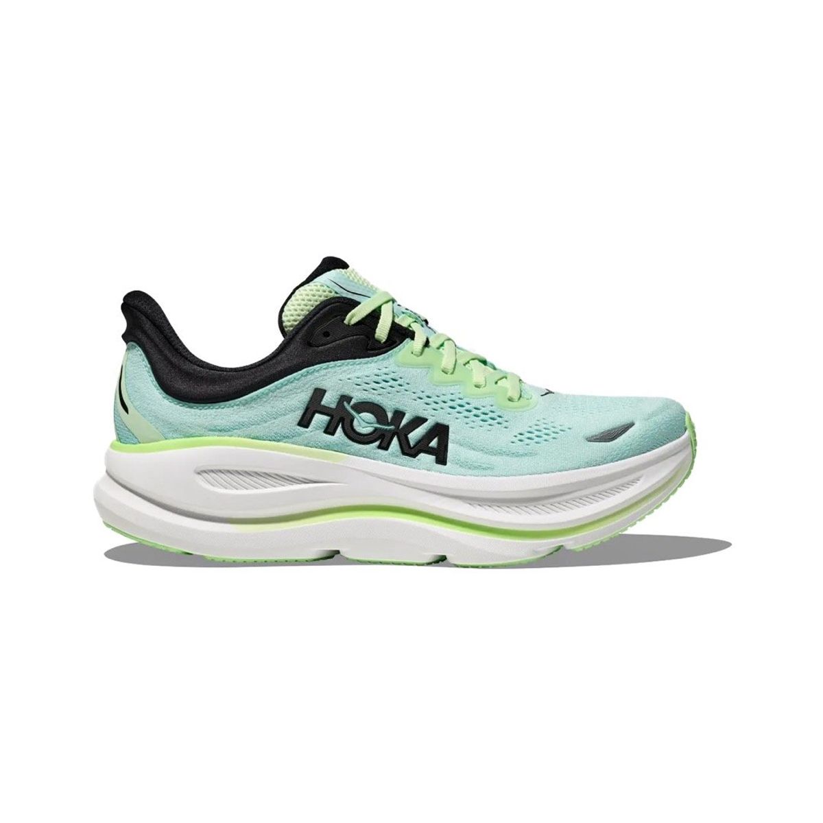 HOKA - Zapatillas Hombre Running Hoka Bondi 9 Luna Moth/Blue Spark
