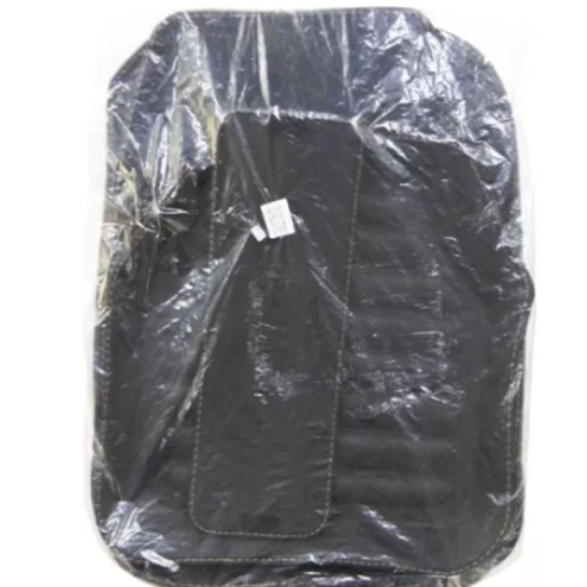 GENERICO - Alfombra Para Auto En Eco-cuero Negro, Set X 5 Piezas