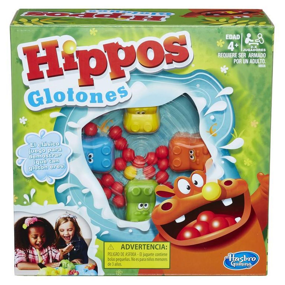 HASBRO - Hippos Glotones - Blanco