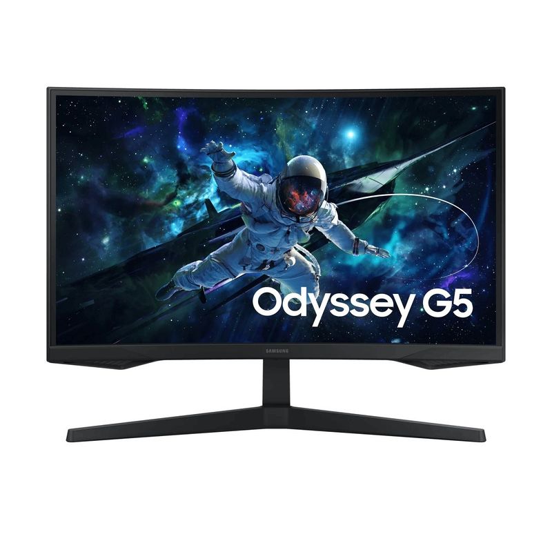 SAMSUNG - Monitor Gamer Samsung Odyssey G5 27" QHD 2560x1440 D-Port,HDMI Curvo 165Hz