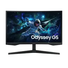 SAMSUNG - Monitor Gamer Odyssey G5 27" QHD 2560x1440 D-Port,HDMI Curvo 165Hz